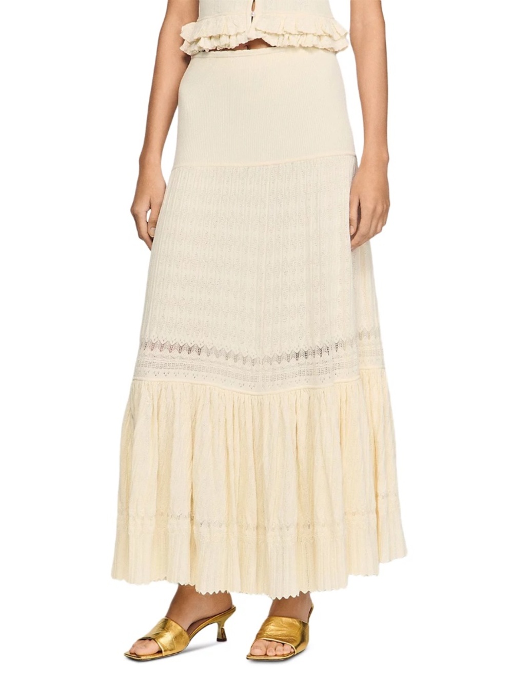 Aria Long Knit Skirt